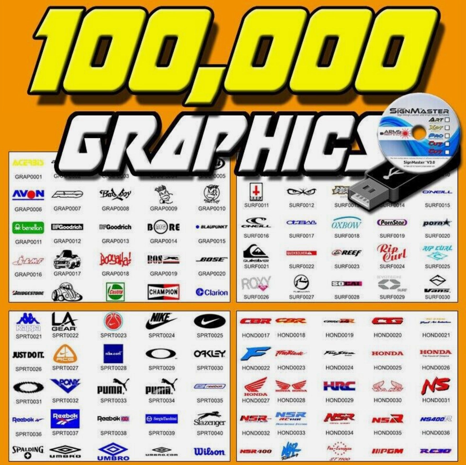 General Graphics Ultimate 160,000 Graphics, Logos & Fonts Collection – GSN Direct™